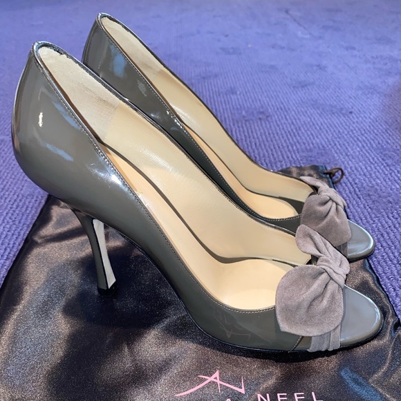 🆕 Alexandra Neel Gray Patent Leather Pumps‼️ - Picture 6 of 10